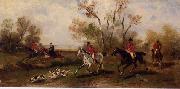 unknow artist Classical hunting fox, Equestrian and Beautiful Horses, 163. oil painting reproduction